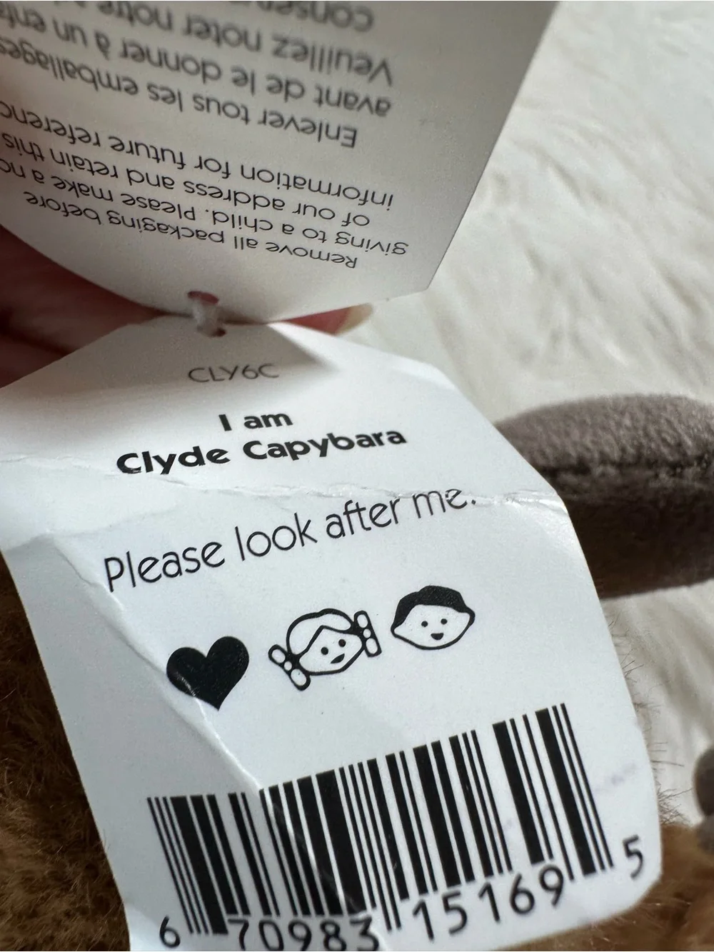 Jellycat • Clyde the Capybara Cuddly Plush Toy